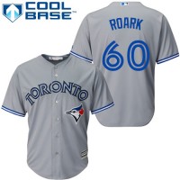 Toronto Blue Jays #60 Tanner Roark Grey New Cool Base Stitched MLB Jersey