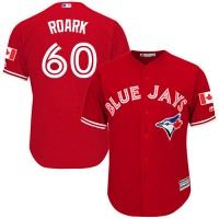 Toronto Blue Jays #60 Tanner Roark Red New Cool Base Stitched MLB Jersey