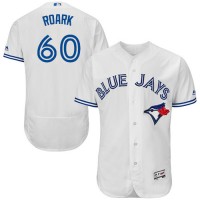 Toronto Blue Jays #60 Tanner Roark White Flexbase Authentic Collection Stitched MLB Jersey