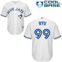 Toronto Blue Jays #99 Hyun-Jin Ryu White New Cool Base Stitched MLB Jersey
