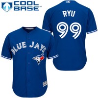 Toronto Blue Jays #99 Hyun-Jin Ryu Blue New Cool Base Stitched MLB Jersey