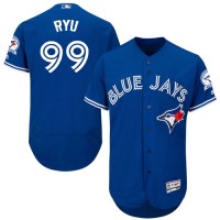 Toronto Blue Jays #99 Hyun-Jin Ryu Blue Flexbase Authentic Collection Stitched MLB Jersey