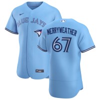 Toronto Toronto Blue Jays #67 Julian Merryweather Men's Nike Light Blue Alternate 2020 Authentic Player MLB Jersey