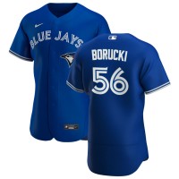 Toronto Toronto Blue Jays #56 Ryan Borucki Men's Nike Royal Alternate 2020 Authentic Player MLB Jersey