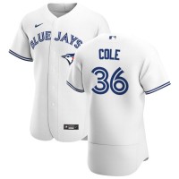 Toronto Toronto Blue Jays #36 A.J. Cole Men's Nike White Home 2020 Authentic Player MLB Jersey