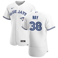 Toronto Toronto Blue Jays #38 Robbie Ray Men's Nike White Home 2020 Authentic Player MLB Jersey