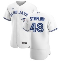 Toronto Toronto Blue Jays #48 Ross Stripling Men's Nike White Home 2020 Authentic Player MLB Jersey