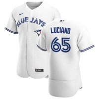 Toronto Toronto Blue Jays #65 Elvis Luciano Men's Nike White Home 2020 Authentic Player MLB Jersey