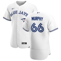 Toronto Toronto Blue Jays #66 Patrick Murphy Men's Nike White Home 2020 Authentic Player MLB Jersey