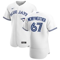 Toronto Toronto Blue Jays #67 Julian Merryweather Men's Nike White Home 2020 Authentic Player MLB Jersey