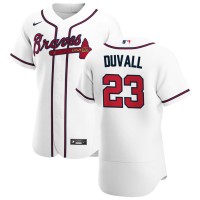 Atlanta Atlanta Braves #23 Adam Duvall Men's Nike White Home 2020 Authentic Player MLB Jersey