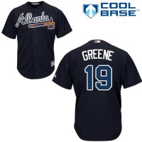 Atlanta Braves #19 Shane Greene Blue New Cool Base Stitched MLB Jersey