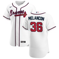 Atlanta Atlanta Braves #36 Mark Melancon Men's Nike White Home 2020 Authentic Player MLB Jersey