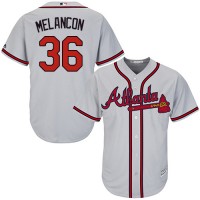 Atlanta Braves #36 Mark Melancon Grey New Cool Base Stitched MLB Jersey
