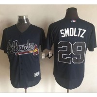 Atlanta Braves #29 John Smoltz Blue New Cool Base Stitched MLB Jersey