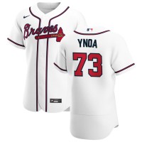 Atlanta Atlanta Braves #73 Huascar Ynoa Men's Nike White Home 2020 Authentic Player MLB Jersey