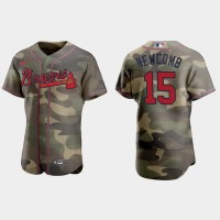 Atlanta Atlanta Braves #15 Sean Newcomb Men's Nike 2021 Armed Forces Day Authentic MLB Jersey -Camo