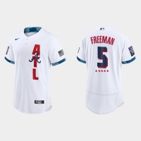 Atlanta Atlanta Braves #5 Freddie Freeman 2021 Mlb All Star Game Authentic White Jersey