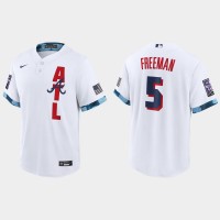 Atlanta Atlanta Braves #5 Freddie Freeman 2021 Mlb All Star Game Fan's Version White Jersey