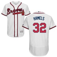 Atlanta Braves #32 Cole Hamels White Flexbase Authentic Collection Stitched MLB Jersey