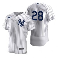 New York New York Yankees #28 Josh Donaldson Men's Nike White Authentic Home MLB Jersey