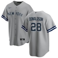 New York New York Yankees #28 Josh Donaldson Men's Nike Gray Road MLB Jersey