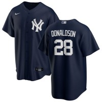 New York New York Yankees #28 Josh Donaldson Men's Nike Black Alternate MLB Jersey