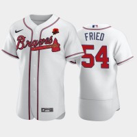 Atlanta Atlanta Braves #54 Max Fried Men's Nike Authentic 2021 Memorial Day MLB Jersey - White