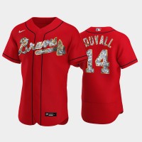 Atlanta Atlanta Braves #14 Adam Duvall Men's Nike Diamond Edition MLB Jersey - Red