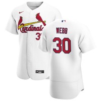 St. Louis St.Louis Cardinals #30 Tyler Webb Men's Nike White Home 2020 Authentic Player MLB Jersey