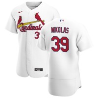 St. Louis St.Louis Cardinals #39 Miles Mikolas Men's Nike White Home 2020 Authentic Player MLB Jersey