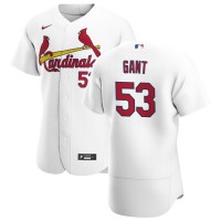 St. Louis St.Louis Cardinals #53 John Gant Men's Nike White Home 2020 Authentic Player MLB Jersey