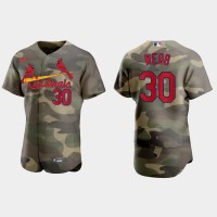 St.Louis St.Louis Cardinals #30 Tyler Webb Men's Nike 2021 Armed Forces Day Authentic MLB Jersey -Camo