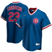 Chicago Chicago Cubs #23 Ryne Sandberg Nike Road Cooperstown Collection Player MLB Jersey Royal