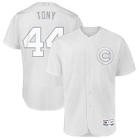 Chicago Chicago Cubs #44 Anthony Rizzo Tony Majestic 2019 Players' Weekend Flex Base Authentic Player Jersey White