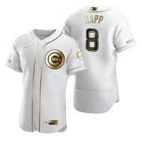 Chicago Chicago Cubs #8 Andre Dawson White Nike Men's Authentic Golden Edition MLB Jersey