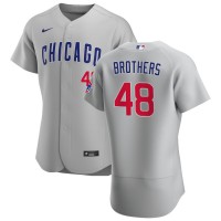 Chicago Chicago Cubs #48 Rex Brothers Men's Nike Gray Road 2020 Authentic Team Jersey
