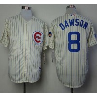 Chicago Cubs #8 Andre Dawson Cream 1969 Turn Back The Clock Stitched MLB Jersey