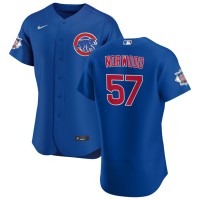 Chicago Chicago Cubs #57 James Norwood Men's Nike Royal Alternate 2020 Authentic Player Jersey