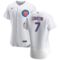 Chicago Chicago Cubs #7 Victor Caratini Men's Nike White Home 2020 Authentic Player Jersey