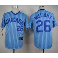 Chicago Cubs #26 Billy Williams Blue(White Strip) Cooperstown Throwback Stitched MLB Jersey