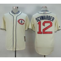 Chicago Cubs #12 Kyle Schwarber Cream 1929 Turn Back The Clock Stitched MLB Jersey