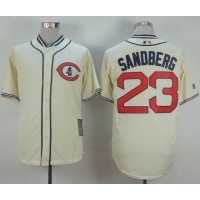 Chicago Cubs #23 Ryne Sandberg Cream 1929 Turn Back The Clock Stitched MLB Jersey