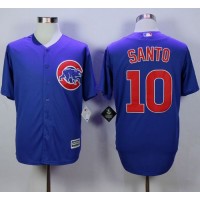 Chicago Cubs #10 Ron Santo Blue New Cool Base Stitched MLB Jersey