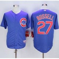 Chicago Cubs #27 Addison Russell Blue Alternate Cool Base Stitched MLB Jersey