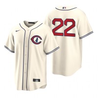 Chicago Chicago Cubs #22 Jason Heyward Men's 2022 Field of Dreams MLB Game Jersey - Cream