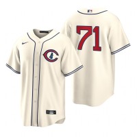 Chicago Chicago Cubs #71 Keegan Thompson Men's 2022 Field of Dreams MLB Game Jersey - Cream