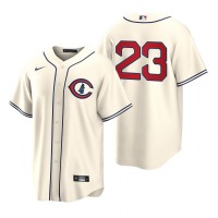 Chicago Chicago Cubs #23 Ryne Sandberg Men's 2022 Field of Dreams MLB Game Jersey - Cream