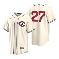 Chicago Chicago Cubs #27 Seiya Suzuki Men's 2022 Field of Dreams MLB Game Jersey - Cream