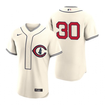Chicago Chicago Cubs #30 Alec Mills Men's 2022 Field of Dreams MLB Authentic Jersey - Cream